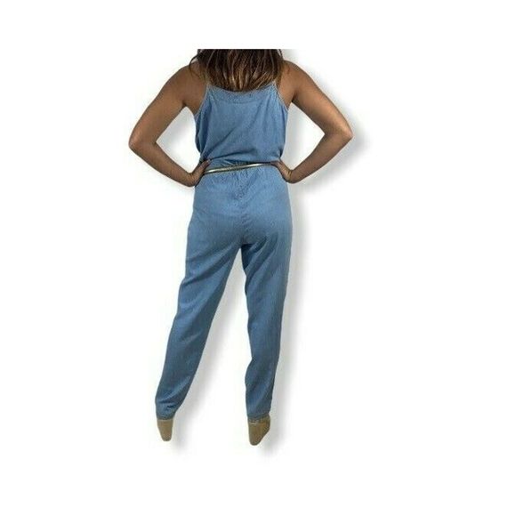 Love Culture Spaghetti Straps Overall Pants size M - Picture 4 of 11